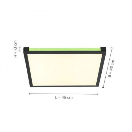 Leuchten Direkt 11621-18 - LED RGB dimmbare Deckenleuchte MARIO LED/24W/230V 2700-5000K + Fernbedienung