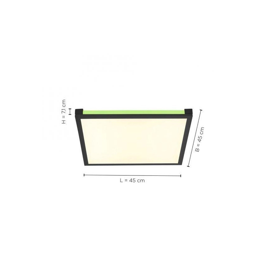 Leuchten Direkt 11621-18 - LED RGB dimmbare Deckenleuchte MARIO LED/24W/230V 2700-5000K + Fernbedienung