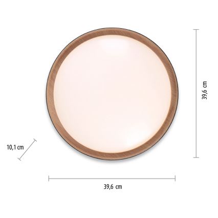 Leuchten Direkt 14347-18 - LED-Dimmleuchte EMILIA LED/28,8W/230V schwarz