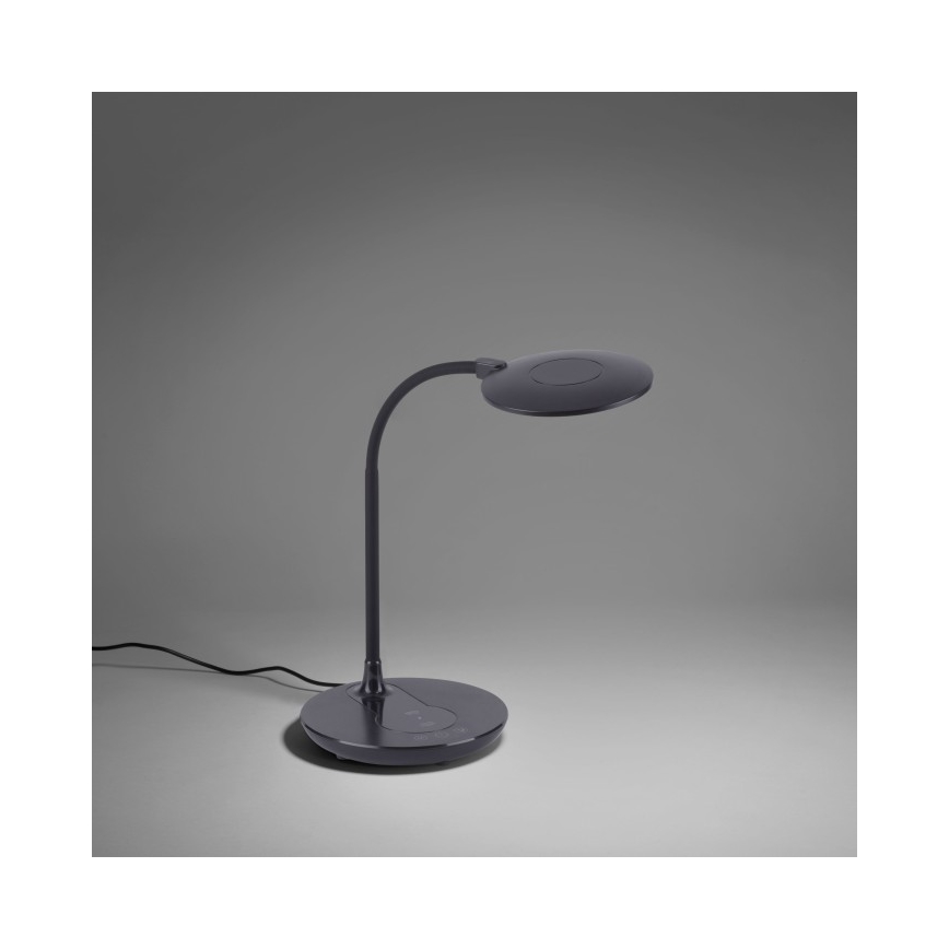 Leuchten Direkt 14416-18 - LED dimmbare Touch-Tischleuchte mit kabelloser Aufladung ASTRID LED/5W/230V 3000/4000/5500K + USB