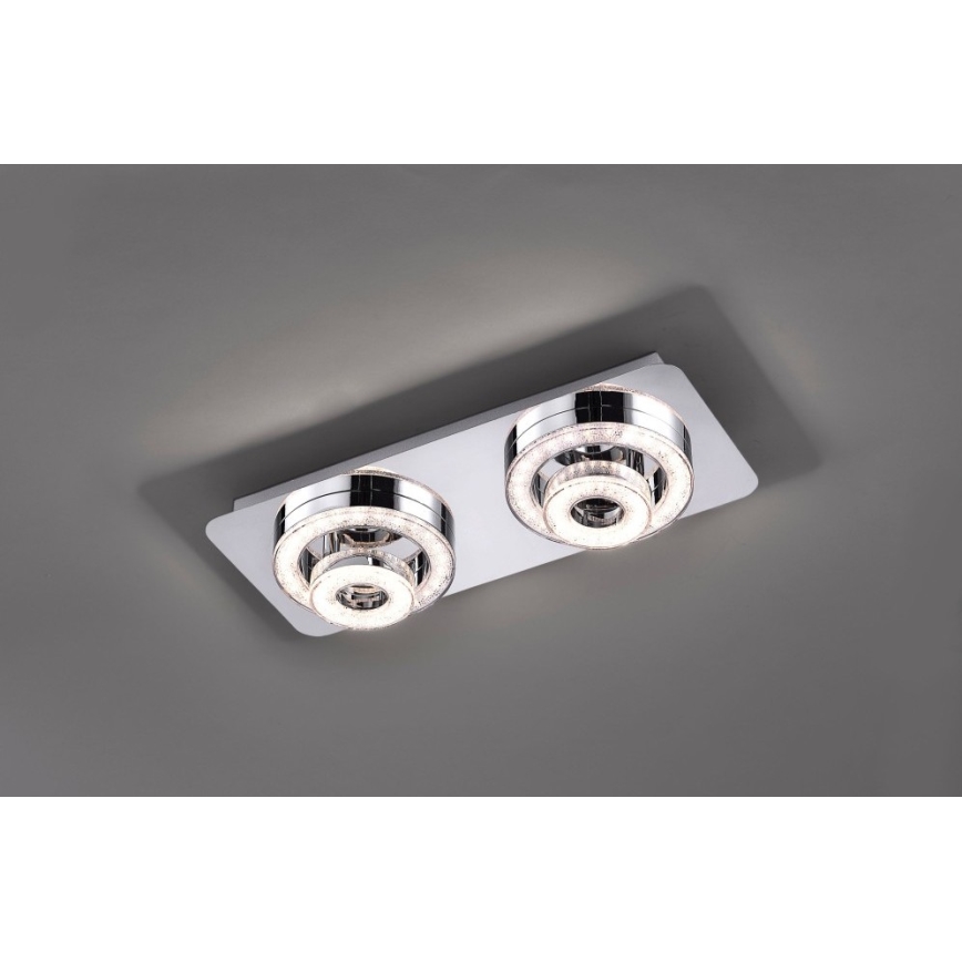 Leuchten Direkt 14521-17 - LED-Deckenleuchte TIM 2xLED/2,8W/230V + 2xLED/3,1W