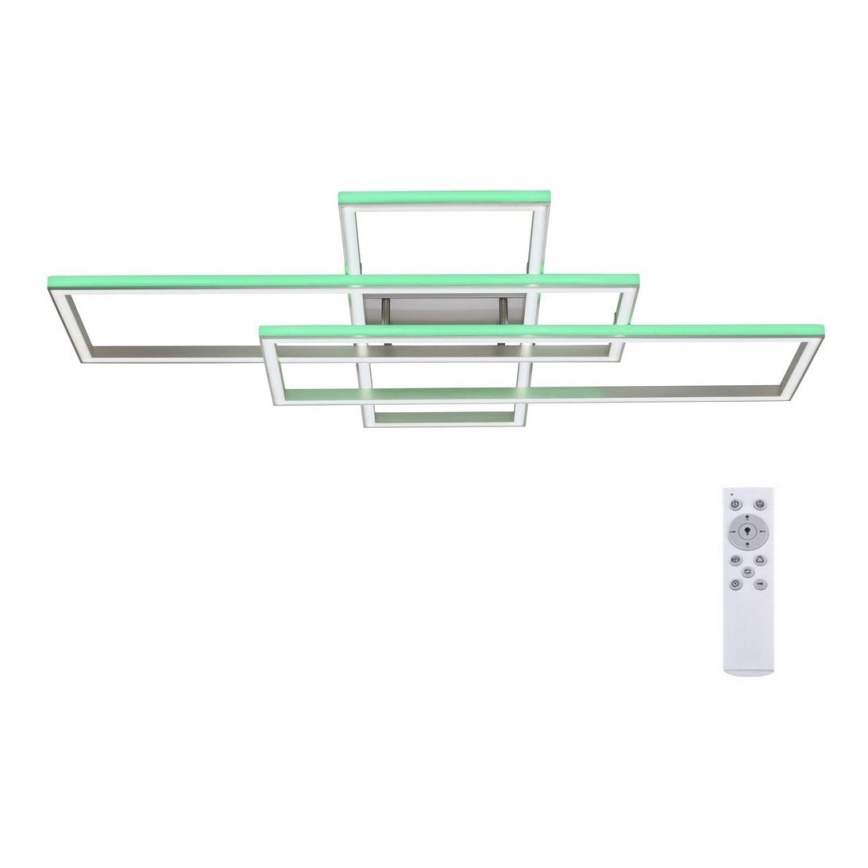 Leuchten Direkt 14637-55 - LED RGB dimmbare Deckenleuchte FELIX LED/50W/230V + Fernbedienung