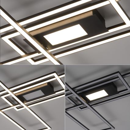 Leuchten Direkt 14693-18 - LED dimmbare Deckenleuchte ASMIN LED/48W/230V + Fernbedienung