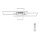 Leuchten Direkt 14693-55 - LED dimmbare Deckenleuchte ASMIN LED/48W/230V + Fernbedienung