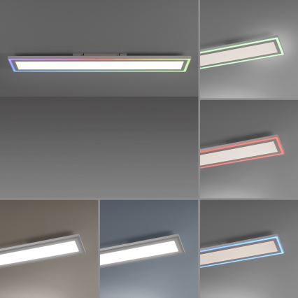 Leuchten Direkt 14901-16 - LED RGB dimmbare Deckenleuchte EDGING LED/24W/230V + Fernbedienung