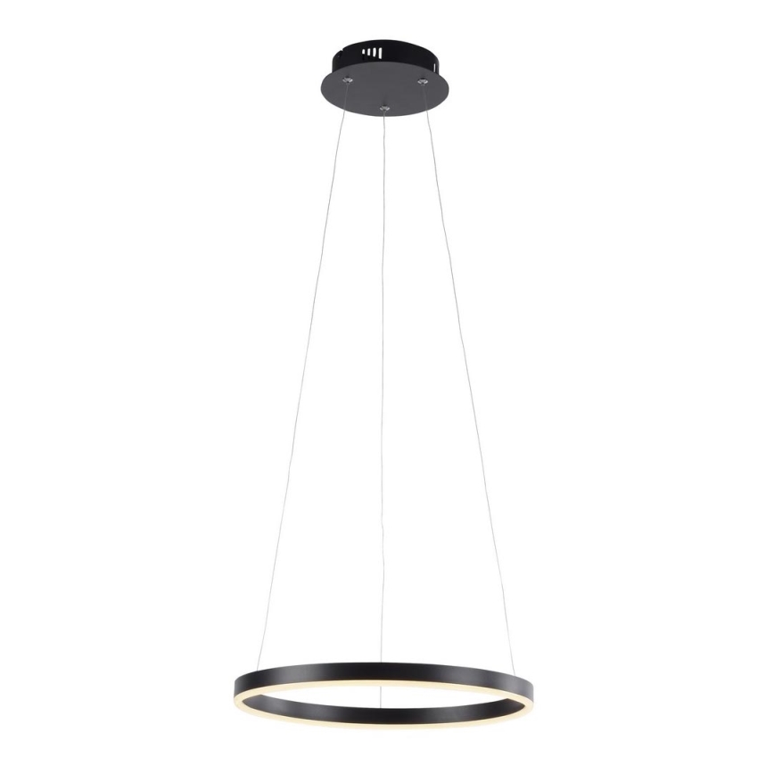Leuchten Direkt 15393-13 - LED dimmbare Hängeleuchte an Seil RITUS LED/20W/230V schwarz