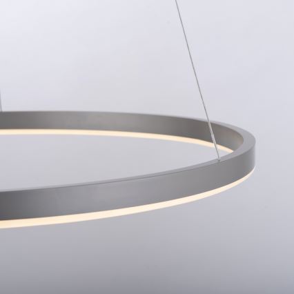Leuchten Direkt 15394-95 - Dimmbare LED-Hängeleuchte RITUS LED/30W/230V matt Chrom