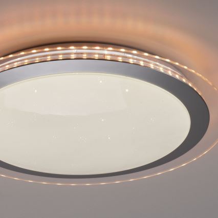 Leuchten Direkt 15411-21- LED RGB Dimmbares Deckenleuchte CYBA LED/26W/230V + Fernbedienung