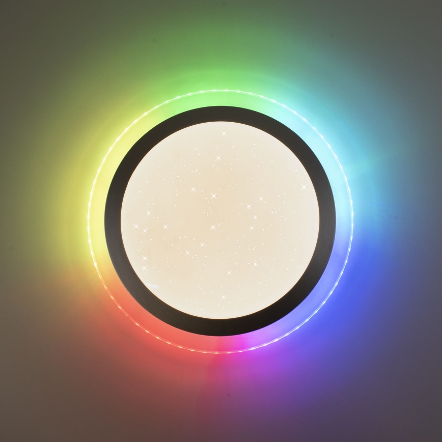 Leuchten Direkt 15411-21- LED RGB Dimmbares Deckenleuchte CYBA LED/26W/230V + Fernbedienung