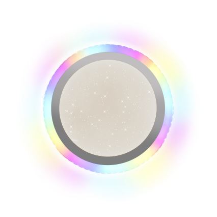 Leuchten Direkt 15411-21- LED RGB Dimmbares Deckenleuchte CYBA LED/26W/230V + Fernbedienung