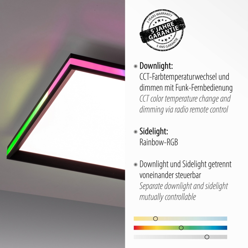 Leuchten Direkt 15556-18 - LED RGBW dimmbare Deckenleuchte GALACTICA LED/32W/230V 2700-5000K + Fernbedienung