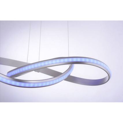 Leuchten Direkt 18432-55 - LED RGB dimmbare Hängeleuchte an Seil MELINDA LED/28W/230V + Fernbedienung