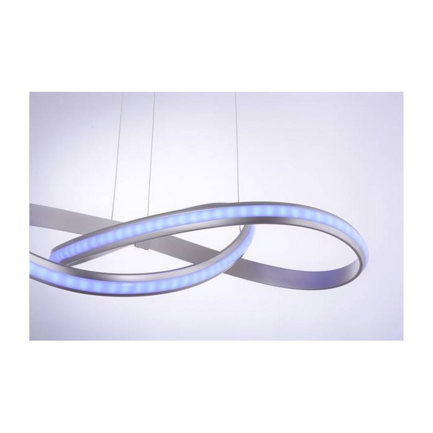 Leuchten Direkt 18432-55 - LED RGB dimmbare Hängeleuchte an Seil MELINDA LED/28W/230V + Fernbedienung