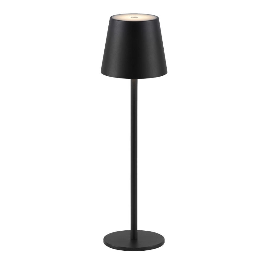 Leuchten Direkt 19250-18 - LED Außen dimmbare wiederaufladbare Tischlampe EURIA LED/3W/5V 2600 mAh IP54 schwarz