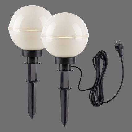 Leuchten Direkt 19322-16-2 - SET 2x Außenleuchte 1xE27/40W/230V d 20 cm IP44