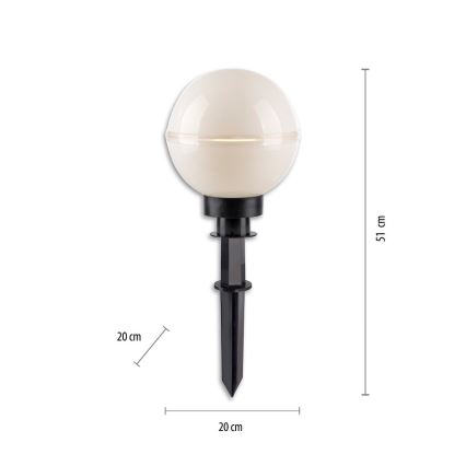 Leuchten Direkt 19322-16-2 - SET 2x Außenleuchte 1xE27/40W/230V d 20 cm IP44