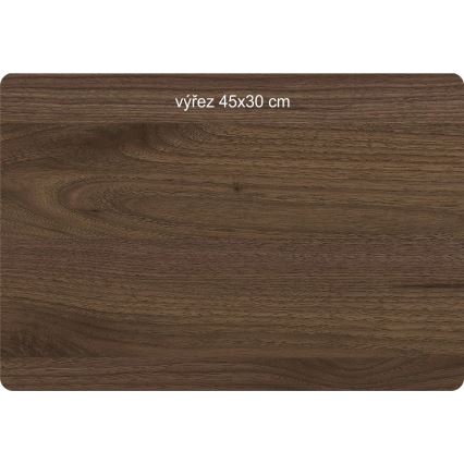 Li-Go 23607/O - Dimmbare LED-Tischdekoration LED/12W/230V 20x22 cm Nussbaum/Yin Yang