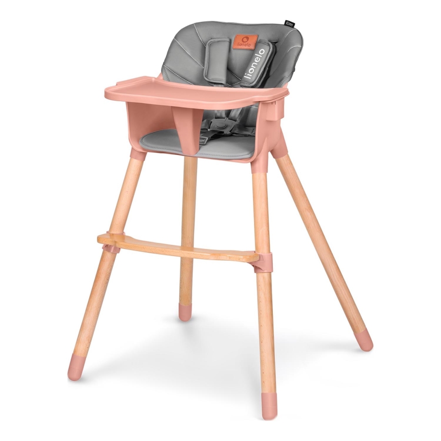 Lionelo - 2-in-1 Kinderhochstuhl KOEN Pink Rose