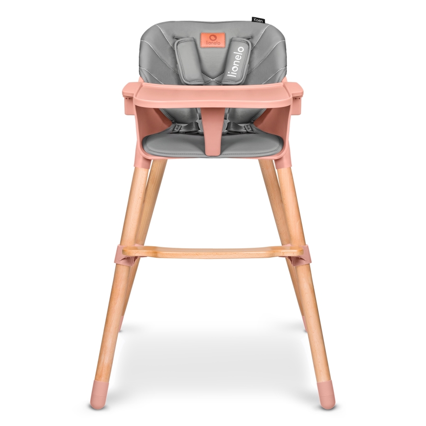 Lionelo - 2-in-1 Kinderhochstuhl KOEN Pink Rose