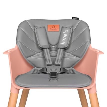 Lionelo - 2-in-1 Kinderhochstuhl KOEN Pink Rose