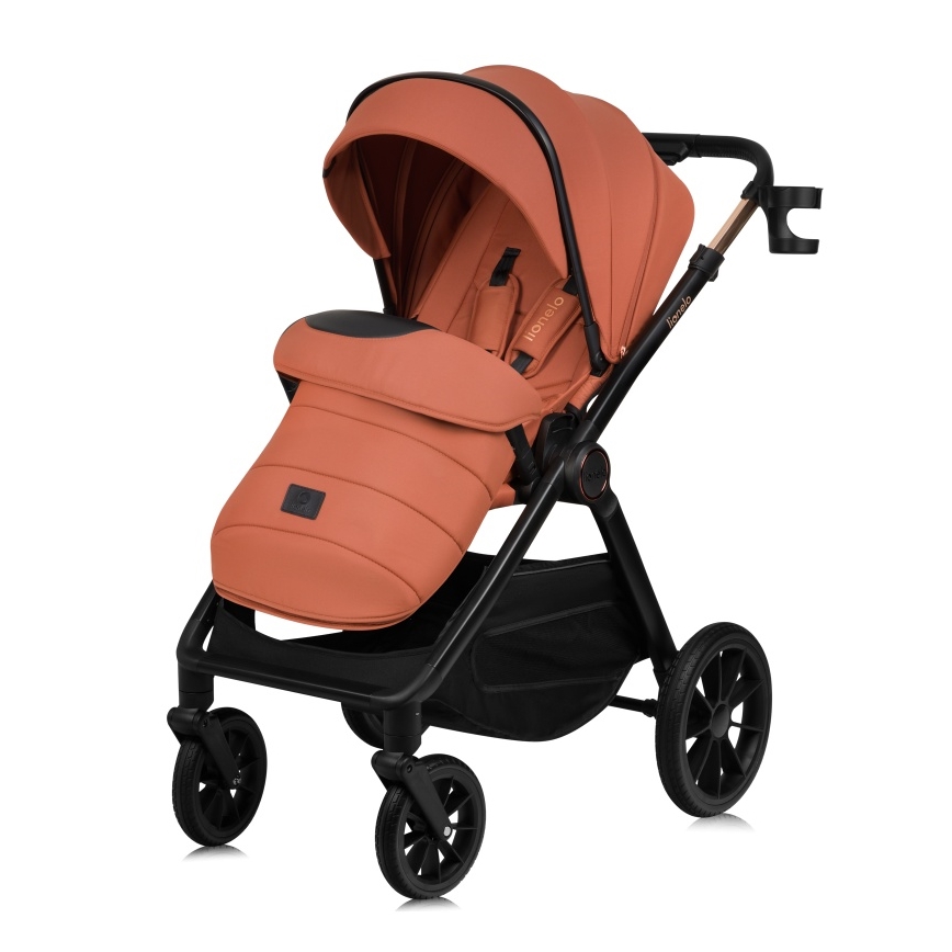 Lionelo - 3-in-1 Kombi-Kinderwagen LAYLA Brown Rust