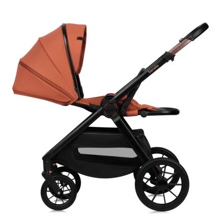 Lionelo - 3-in-1 Kombi-Kinderwagen LAYLA Brown Rust