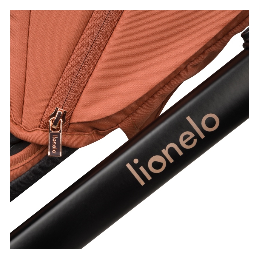 Lionelo - 3-in-1 Kombi-Kinderwagen LAYLA Brown Rust