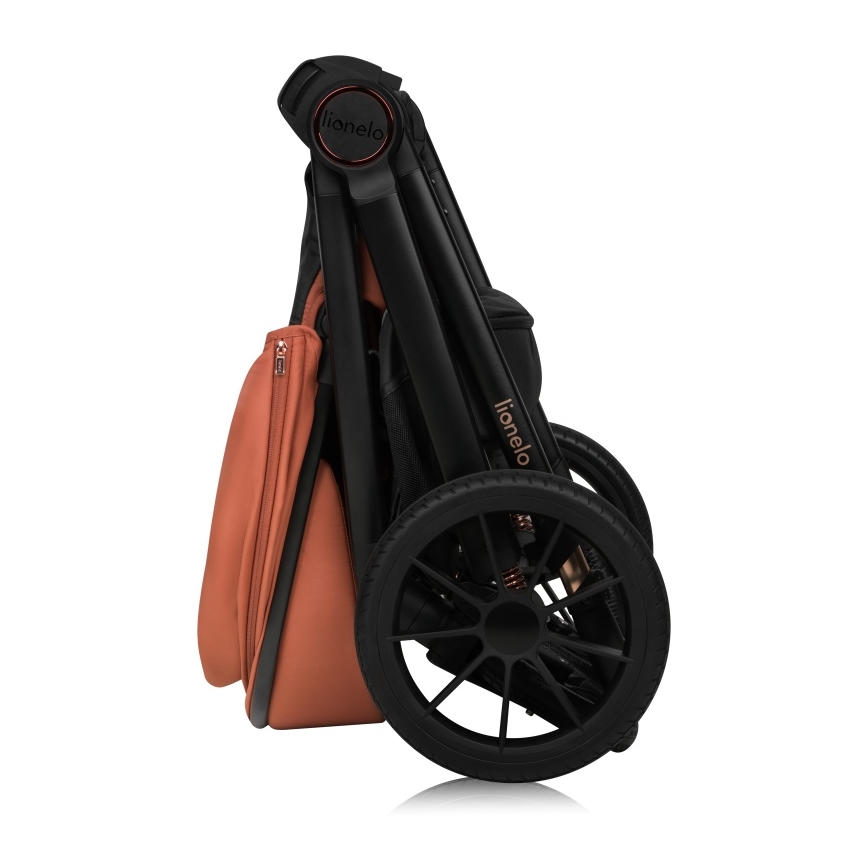 Lionelo - 3-in-1 Kombi-Kinderwagen LAYLA Brown Rust