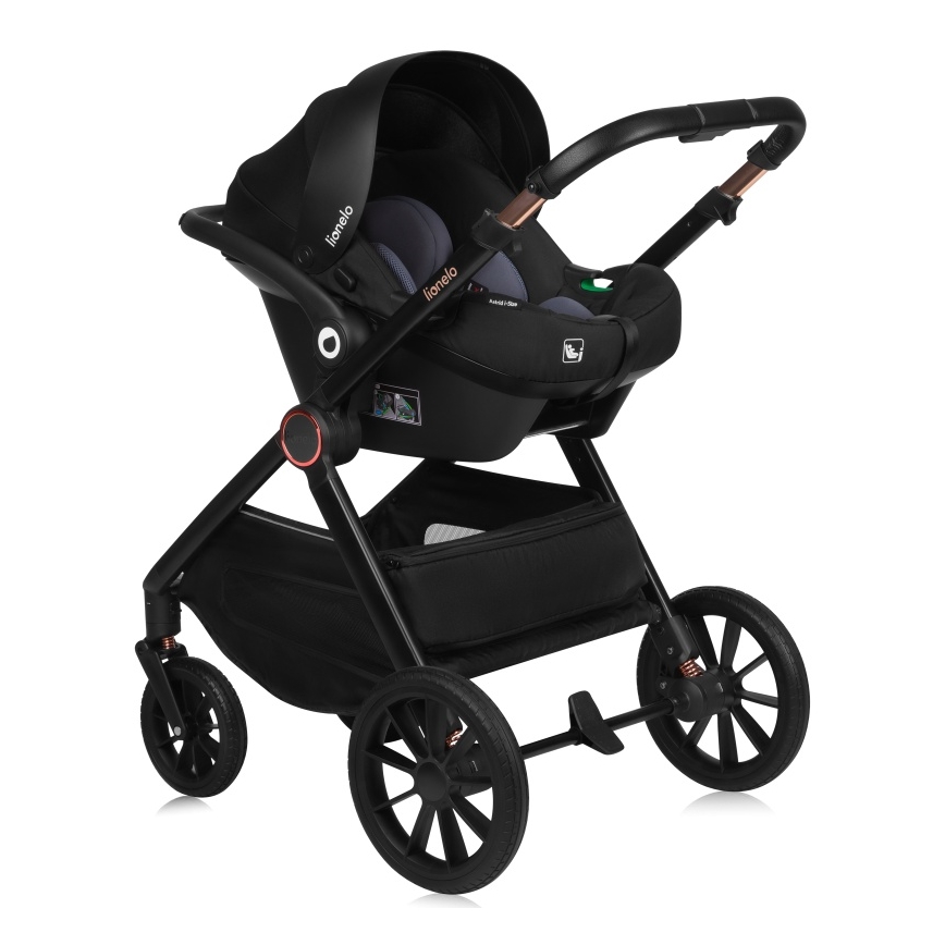 Lionelo - 3-in-1 Kombi-Kinderwagen LAYLA Brown Rust