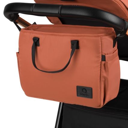Lionelo - 3-in-1 Kombi-Kinderwagen LAYLA Brown Rust