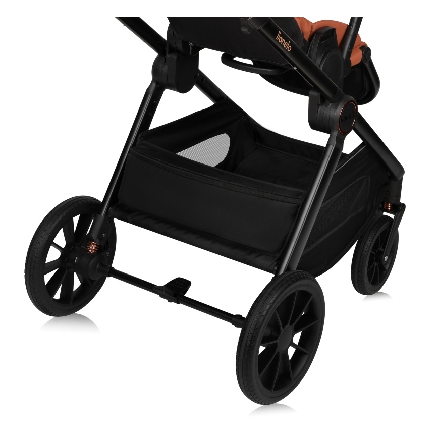 Lionelo - 3-in-1 Kombi-Kinderwagen LAYLA Brown Rust