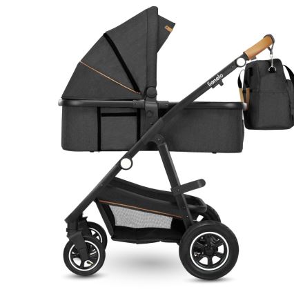 Lionelo - 3-in-1 Kombikinderwagen AMBER Grey Graphite