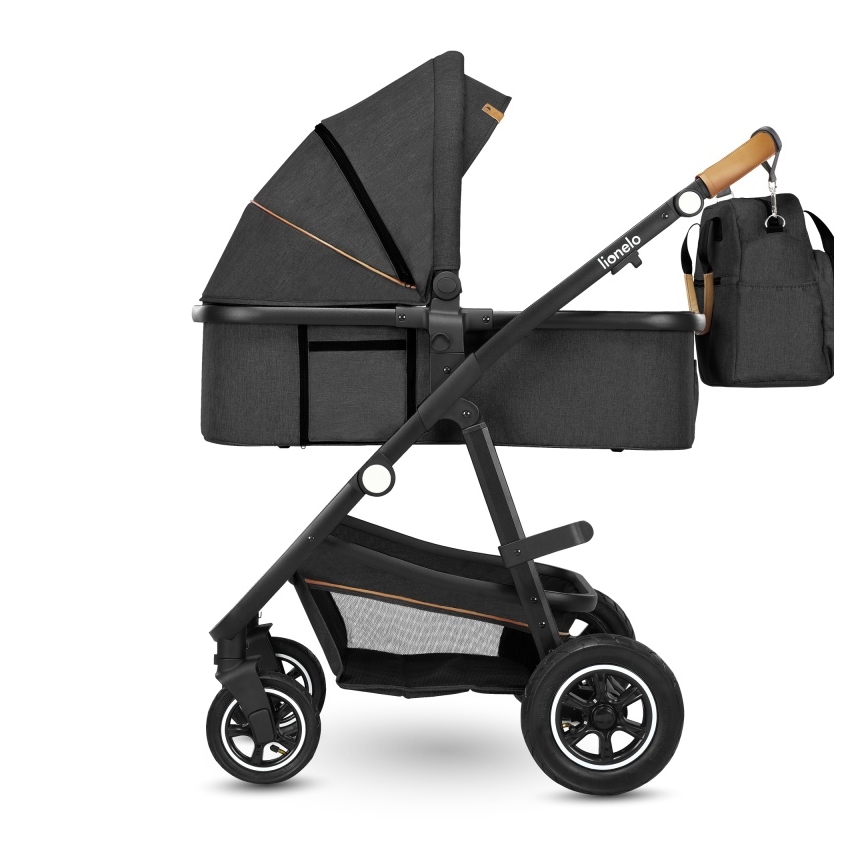 Lionelo - 3-in-1 Kombikinderwagen AMBER Grey Graphite
