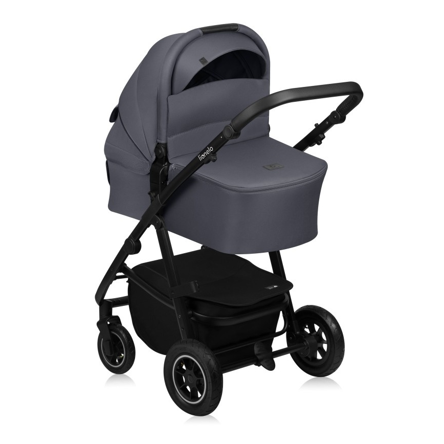 Lionelo - 3-in-1 Kombikinderwagen AMBER PLUS Grau Graphite