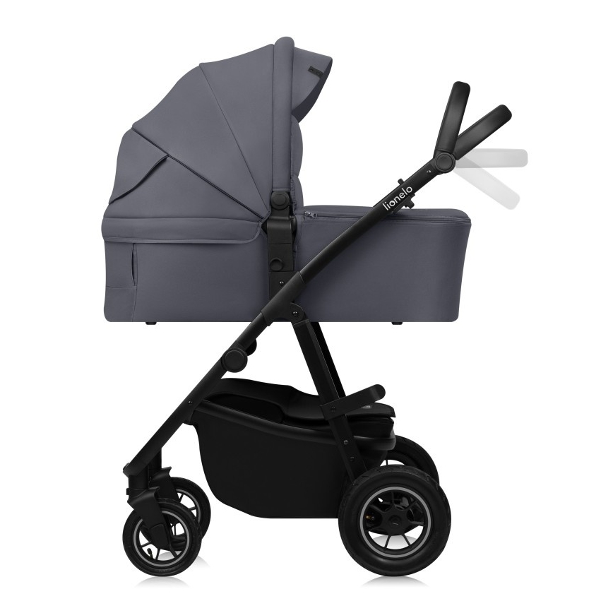 Lionelo - 3-in-1 Kombikinderwagen AMBER PLUS Grau Graphite