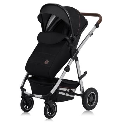 Lionelo - 3-in-1 Kombikinderwagen AMBER Schwarz/Silber