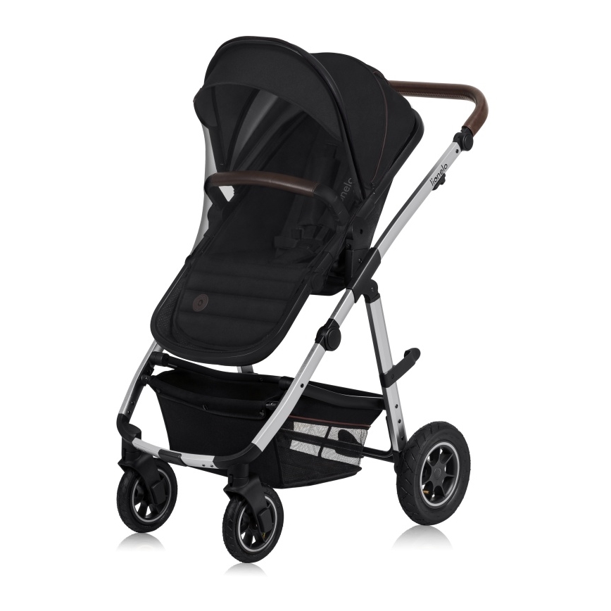 Lionelo - 3-in-1 Kombikinderwagen AMBER Schwarz/Silber