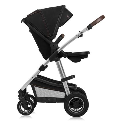 Lionelo - 3-in-1 Kombikinderwagen AMBER Schwarz/Silber