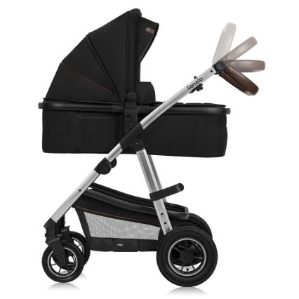 Lionelo - 3-in-1 Kombikinderwagen AMBER Schwarz/Silber