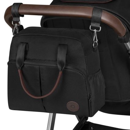 Lionelo - 3-in-1 Kombikinderwagen AMBER Schwarz/Silber