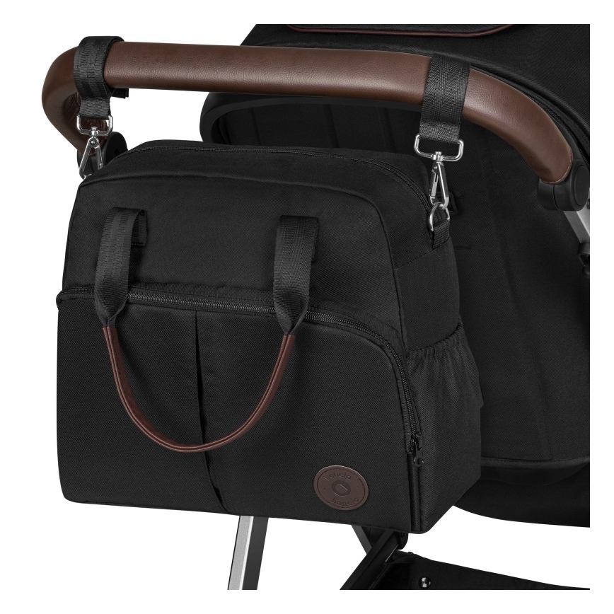 Lionelo - 3-in-1 Kombikinderwagen AMBER Schwarz/Silber