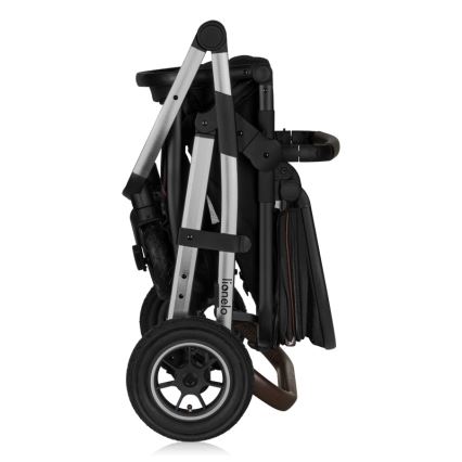 Lionelo - 3-in-1 Kombikinderwagen AMBER Schwarz/Silber