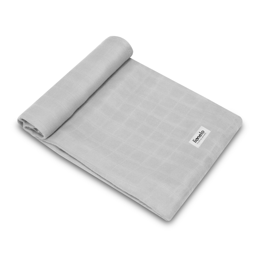 Lionelo - 3er-Set Bambus-Mulltücher 70 x 70 cm Rainbow