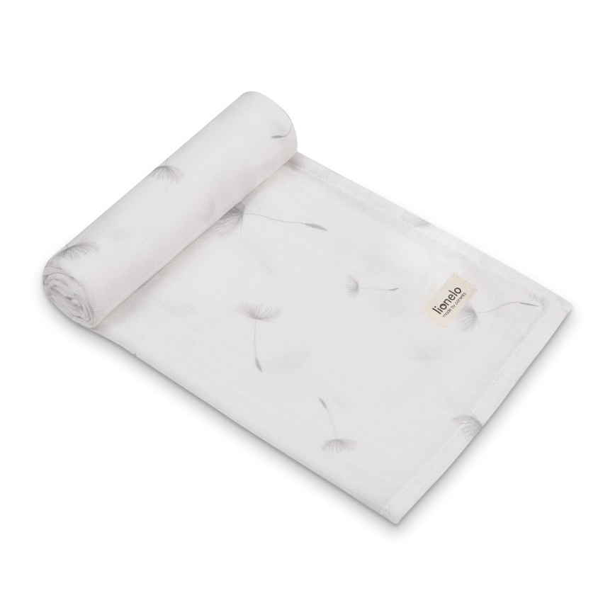 Lionelo - 3er-Set Bambus-Mullwindeln BAMBUS-SET 70x70 cm mit Punkten
