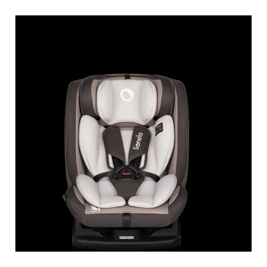 Lionelo - Kindersitz AART i-Size 40-150 cm Braun/Creme