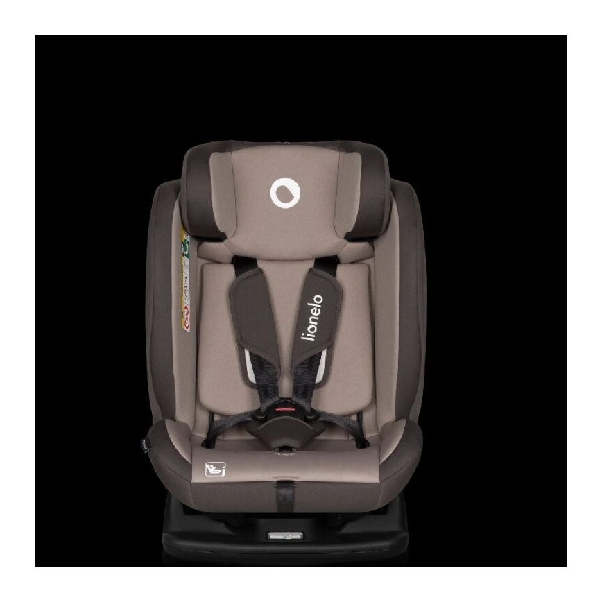 Lionelo - Kindersitz AART i-Size 40-150 cm Braun/Creme