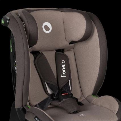 Lionelo - Kindersitz AART i-Size 40-150 cm Braun/Creme