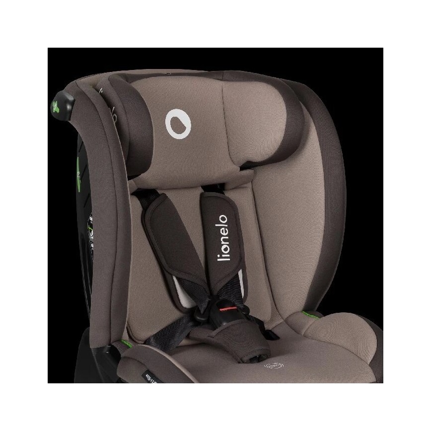 Lionelo - Kindersitz AART i-Size 40-150 cm Braun/Creme