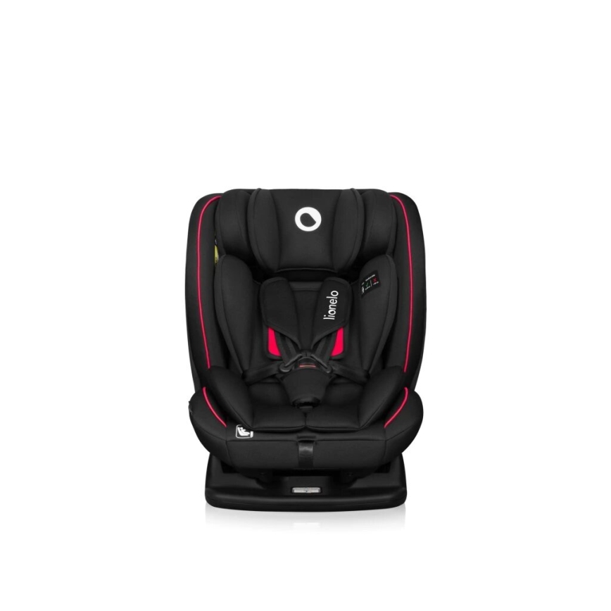 Lionelo - Kindersitz AART i-Size 40-150 cm schwarz/rot