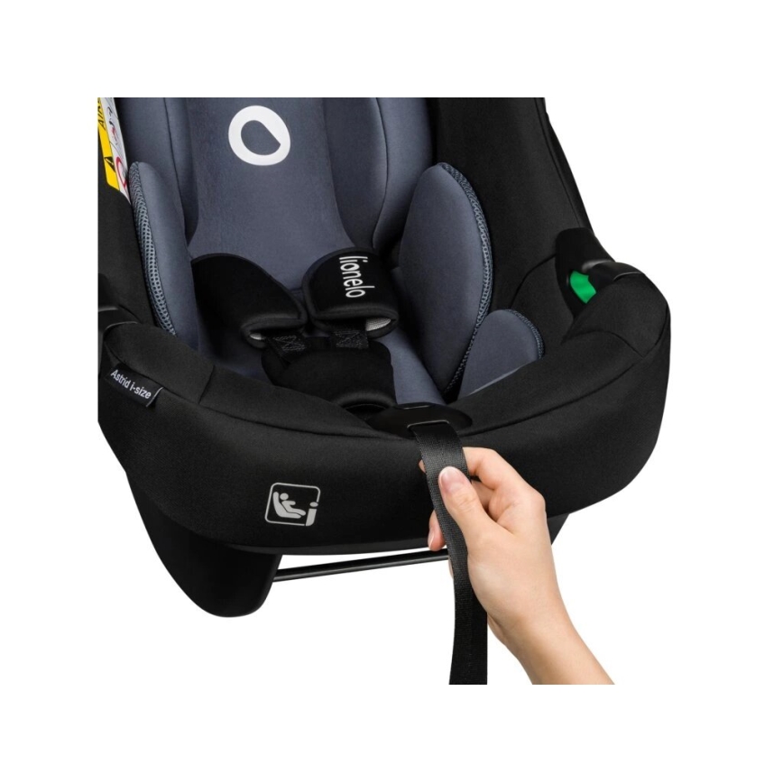 Lionelo - Kindersitz ASTRID i-Size 40-87 cm schwarz